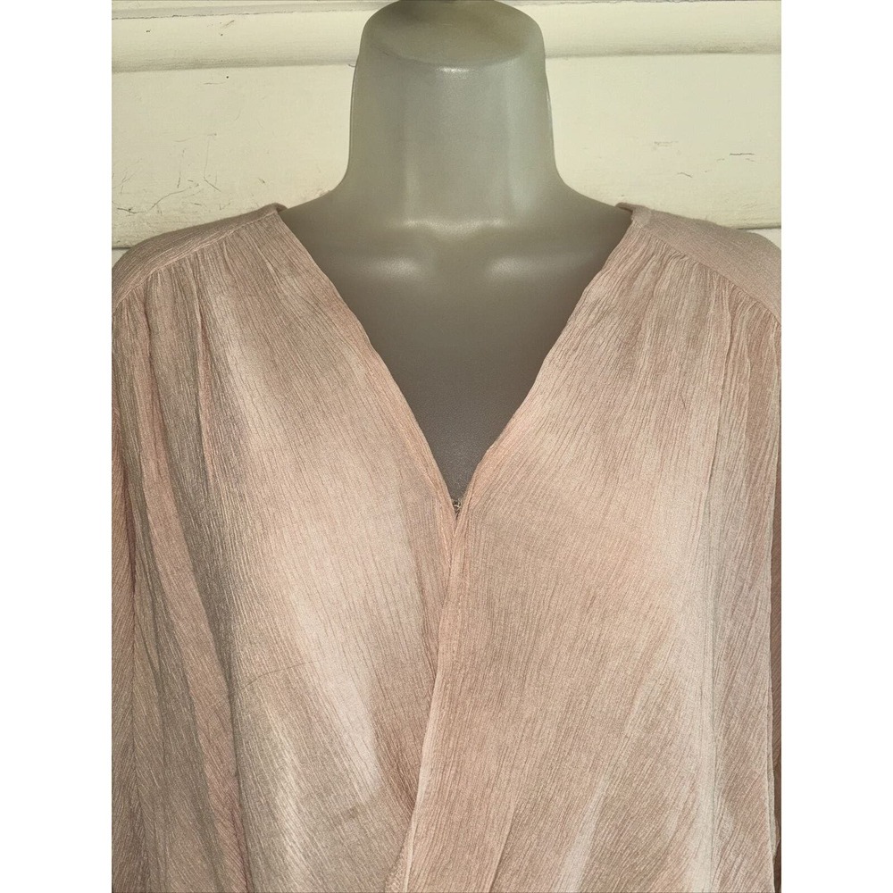 Free People Surplice Front Long Sleeve Top Size S - Picture 2 of 9